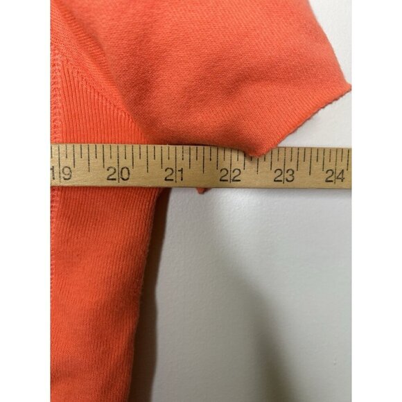 Champion Short Sleeve Crewneck Sweatshirt Mens Reverse Weave Orange Size Small - Picture 9 of 10